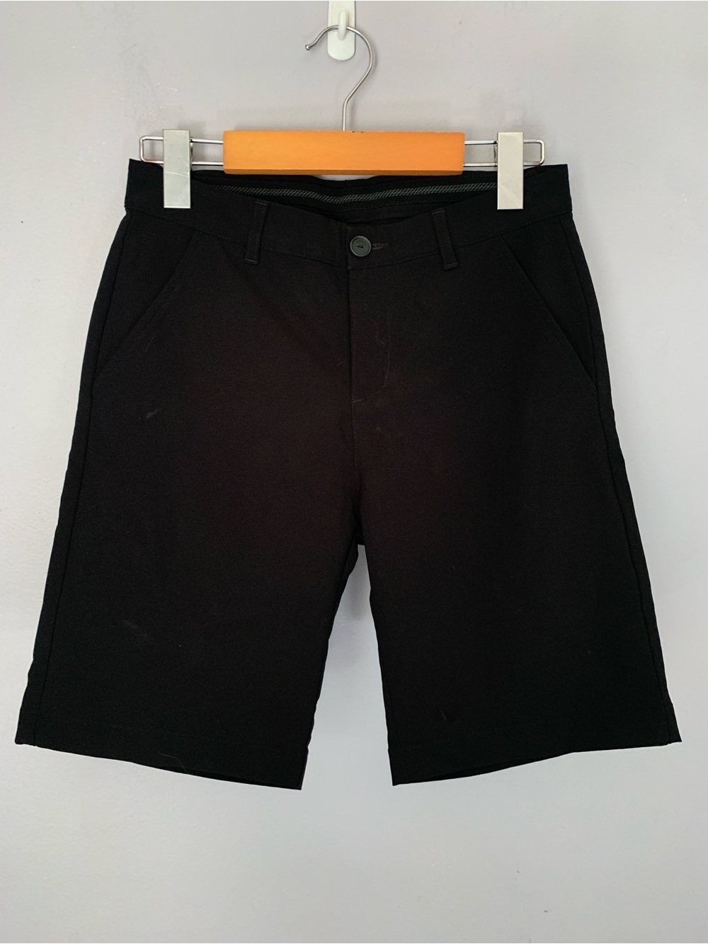 Black Adidas Medium Youth Golf Shorts